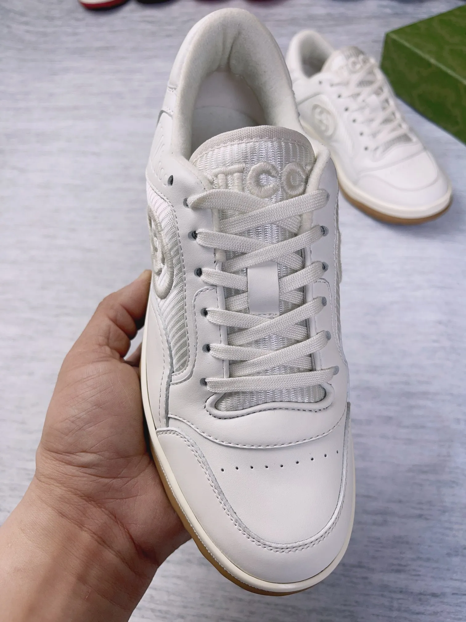 👟👟Ex-factory price 600👟👟 👑The top version of Gucci's latest popular MAC80 sneakers on the market, women's 35-40, men's 39-45 👏👏👏Welcome all bosses to compare and provide guidance...